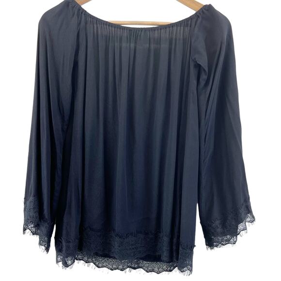 For Love & Lemons Flowy Top Womens Small Whimsygoth Boho Witchy Dark Cottage - Picture 2 of 9